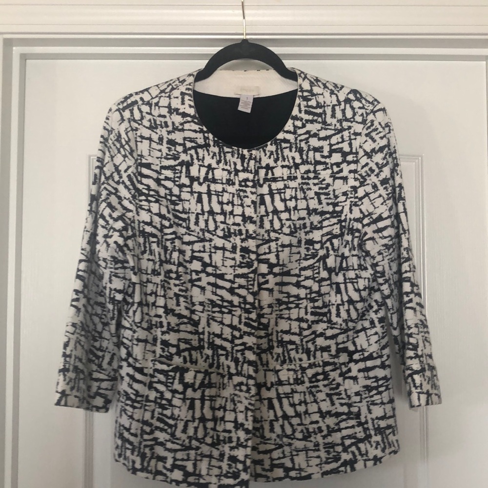 Chico’s blazer with pockets.